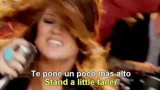 Kelly Clarkson  Stronger Lyrics English  Español Subtitulado [upl. by Kcam]