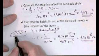 Sci9E Oleic Acid Problems [upl. by Malory]