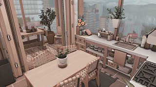 1310 21 Chic Street Apartments  Sims 4  Speed Build  CC [upl. by Aliel]