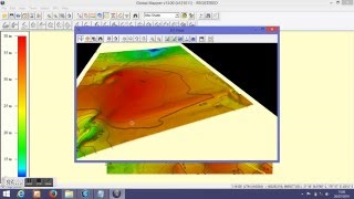 Tutorial Global mapper Membuat Peta 3D [upl. by Atterrol133]