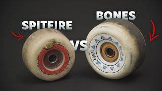 The BEST Wheels For Skateboarding Bones SPF vs Spitfire Formula Four [upl. by Greenwood881]