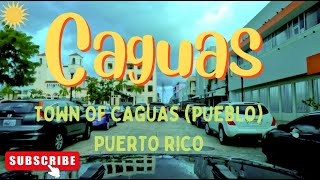 Caguas PUERTO RICO in 4K The town Pueblo in 2022 [upl. by Cam]