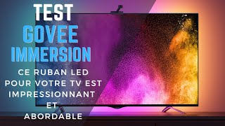 TEST GOVEE IMMERSION  CE KIT DÉCLAIRAGE TV A PETIT PRIX EST IMPRESSIONNANT [upl. by Capon646]