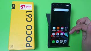 POCO C61 RESTART PHONE  How to restart on your mobile [upl. by Azriel]