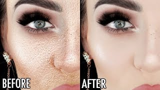 HOW TO STOP FOUNDATION SEPARATING FLAKING amp CAKING ON YOUR FACE [upl. by Nnyleuqcaj]