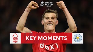 Nottingham Forest v Leicester City  Key Moments  Fourth Round  Emirates FA Cup 202122 [upl. by Chainey99]