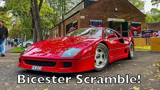 The Final Bicester Scramble Of 2023 Supercars amp Classic Cars Invade Bicester Heritage October 2023 [upl. by Cousin]