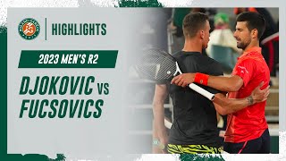 Djokovic vs Fucsovics Round 2 Highlights  RolandGarros 2023 [upl. by Meghan72]