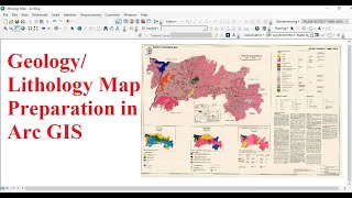 Geology Lithology Map Preparation in Arc GIS [upl. by Iroj]