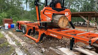 MILLING TIME QUARTER SAWN CHESTNUT OAK [upl. by Aratas]