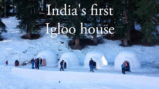 Manali Igloo House  Indias First igloo house Hampta Pass  Royal Enfield Himalayan Lehexpress [upl. by Ahsinam]