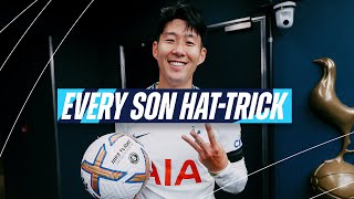 EVERY HEUNGMIN SON HATTRICK FOR TOTTENHAM HOTSPUR [upl. by Elston]