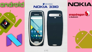 Nokia 3310 Android version 2017 first look [upl. by Pruchno]