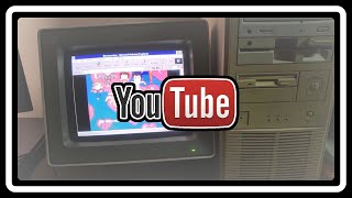 Watching YouTube on 16MB of RAM Windows 311 [upl. by Sennahoj394]