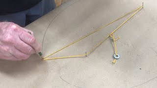 draw a PERFECT ellipse with a string and two nails [upl. by Shanleigh81]