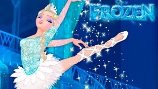 Frozen Elsa and Anna Ballerinas Online Game [upl. by Savil]