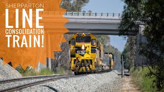 SHEPPARTON LINE Push pull Consolidation train November 2023 [upl. by Ayotahs]