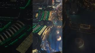 View From Burj Khalifa dubai burjkhalifa travel youtubeshorts burjkhalifafountain [upl. by Audun406]