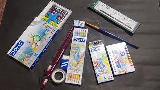 doms colour price and unboxing doms colour dont shading pencil doms pencil colour price [upl. by Cacka]