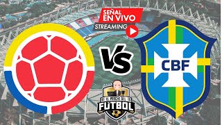 Colombia 2 vs Brasil 1  DE LA MANO DE LUCHO DÍAZ LA TRICOLOR HACE HISTORIA [upl. by Kamal]