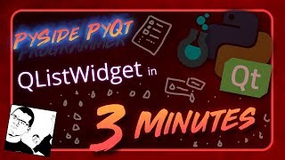 PySide  PyQt  QListWidget in 3 Minutes [upl. by Thisbee]