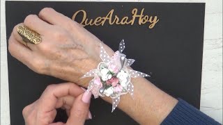 Corsage de flores DIY [upl. by Hpesojnhoj]