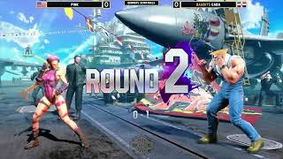 SF6  Caba vs PunkPink Guile Masterclass Keep Away Game All Guile Players Check this Out [upl. by Duffie]