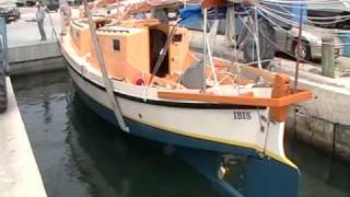 Launch of Reuel Parkers Schooner Ibis [upl. by Eladnyl]