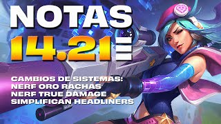 TFT NERF Open Fort amp Cambios a Headliners  Parche 141 [upl. by Venditti]