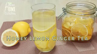 Easy Homemade Honey Lemon Ginger Tea  Immune System Booster  Honey Lemon Ginger Preserve [upl. by Sivehc]