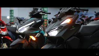 HONDA VARIO 160 2022 vs YAMAHA AEROX 155 v2  NVX 155 v2  Walkaround [upl. by Sirdi552]