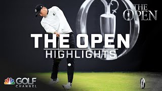 The Open Championship 2024 Highlights Early Final Round  Golf Channel [upl. by Llednov286]