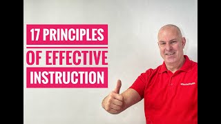 17 Principles of Effective Instruction by TeacherToolkit [upl. by Helali]