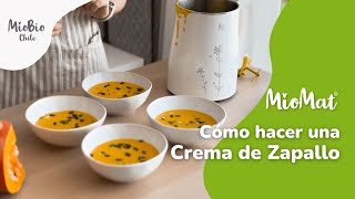 Cómo hacer una sopa crema de zapallo en MioMat [upl. by Beau]