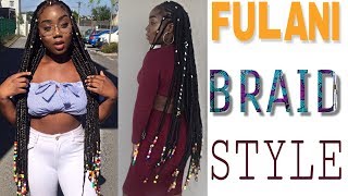 FULANI BRAIDS TUTO  TU VEUX ÊTRE ONFLEEK NON [upl. by Anuat]