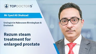 Rezum steam treatment for enlarged prostate  Online interview [upl. by Elleved]