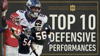 The Top 10 Greatest SingleGame Defensive Performances in NFL History  Vault Stories [upl. by Nai887]