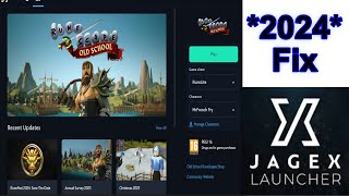 NEW Runescape Jagex Launcher Fix 2024 [upl. by Annatsirhc]