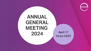 Annual General Meeting 2024  Covestro [upl. by Adnileb660]