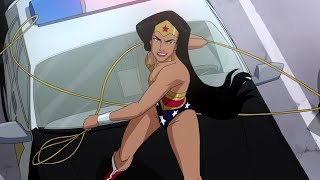 Wonder Woman  All Fights amp Abilities 1 DCAU [upl. by Lipscomb]