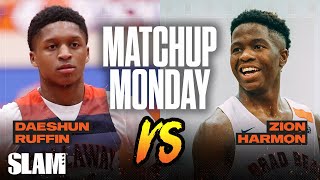 Daeshun Ruffin vs Zion Harmon Shifty 2021 PGs faceoff SLAM Matchup Monday 😤 [upl. by Wilburn]