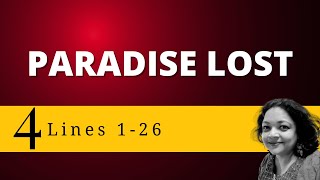 Paradise Lost Book1  Lines 126  Lecture 4 paradiselost nibblepop [upl. by Thill962]