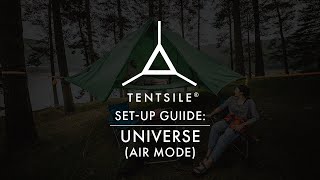 Setting Up the Tentsile Universe 5Person ThreeElement Tree Tent Air Mode [upl. by Agnot]