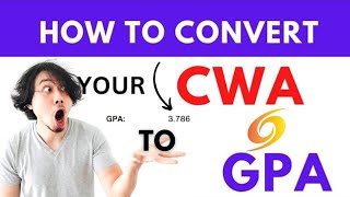 How To convert your CWA TO GPA  New Easy Way  New Update  Try now and save time [upl. by Daven]