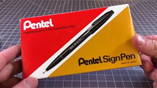 What Is A Sign Pen Pentel Sign Pen Review [upl. by Plato]