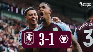 Aston Villa  Wolves Highlights Premier League  aston villa vs wolves [upl. by Eytak]