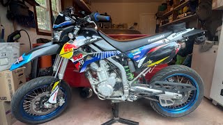 2023 KLX300 Supermoto Comversion [upl. by Nivert226]