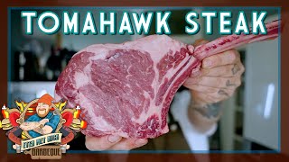 Tomahawk Steak  EtenmetNick  BBQ [upl. by Legir]