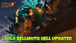 Solo Clearing Bellmoth Hell Mode Updated Team  Bellmoth Guide F2P 7DS GRANDCROSS [upl. by Macey]