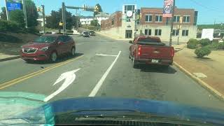 Nanticoke Pennsylvania More Streets the Square Broadway bridge Susquehanna River [upl. by Olihs593]